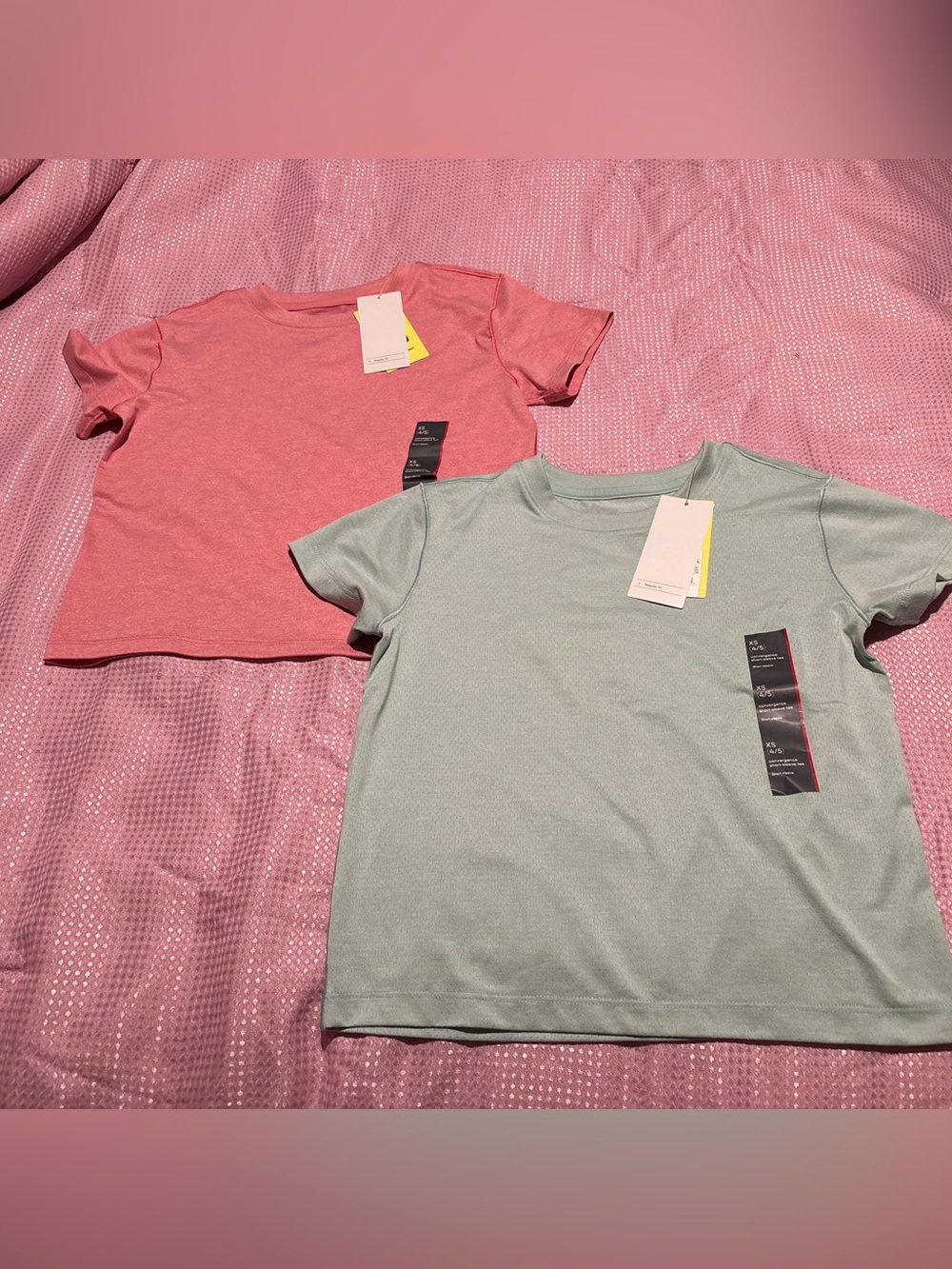 All in Motion Kids Short-Sleeve Tees Size XS (4/5) - Set of NEW WITH TAGS